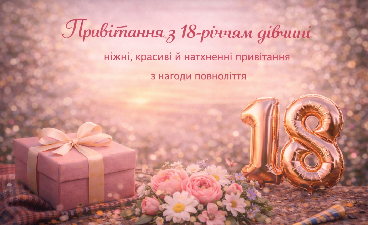 забавные поздравления с 18-летием — Открытка 3