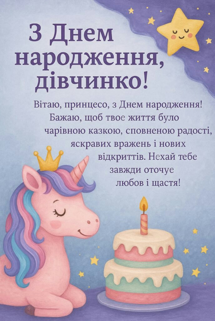 привітання з днем народження дівчинці - image 10