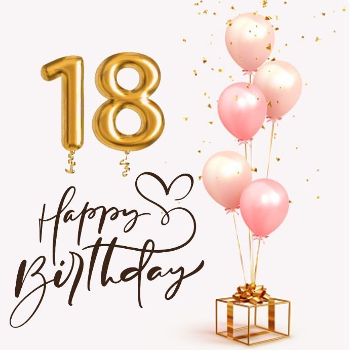 вірш привітання з 18-річчям дівчині - Листівка 27
