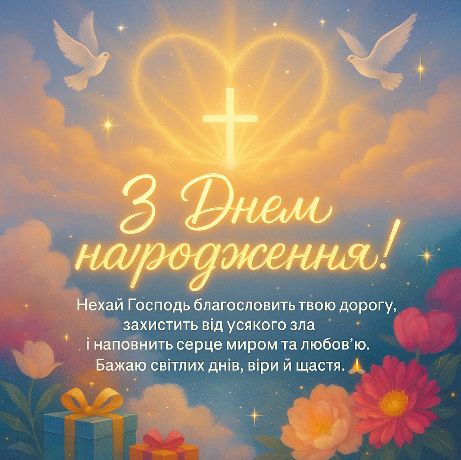 вірші привітання з днем народження священика - Листівка 10