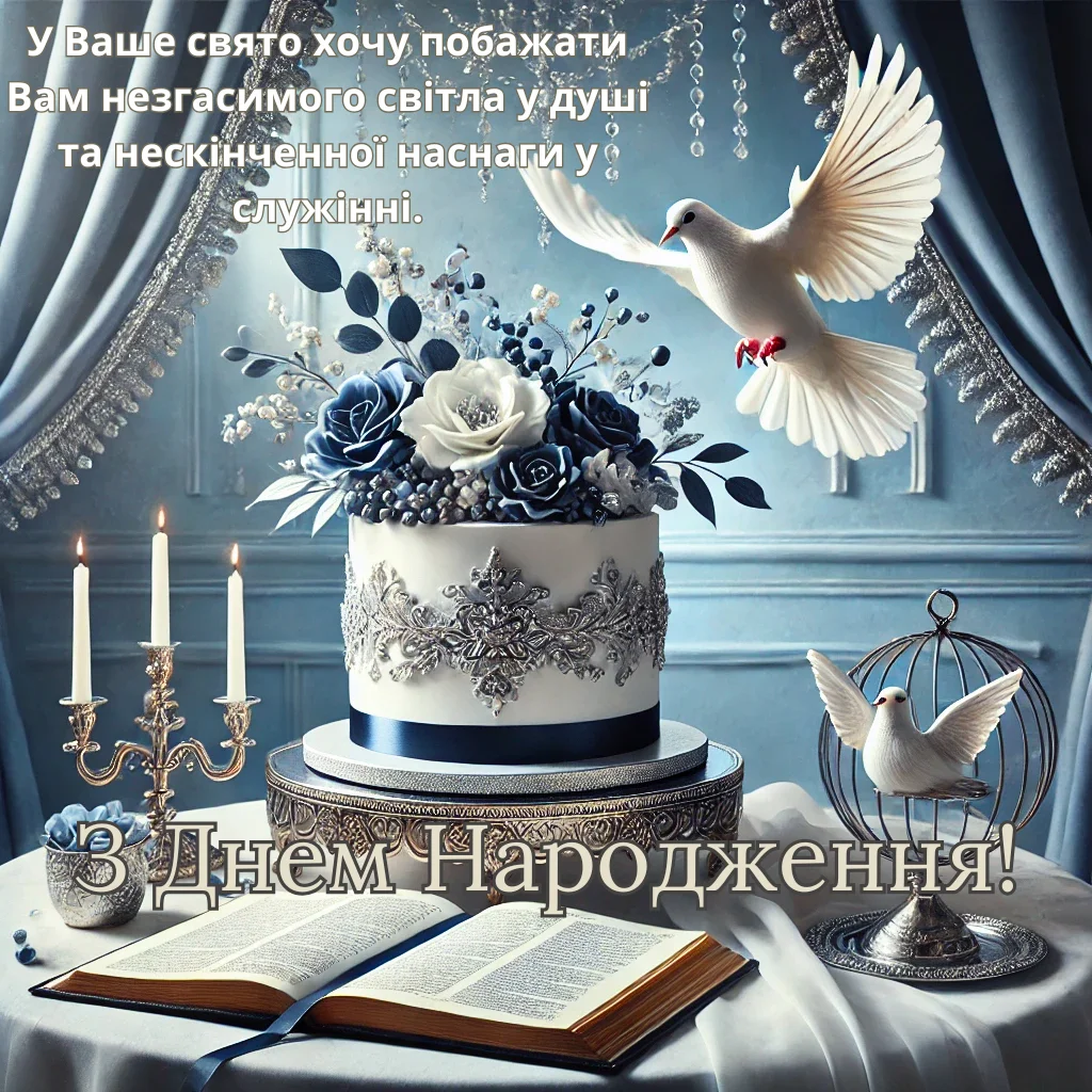 вірші привітання з днем народження священика - Листівка 12