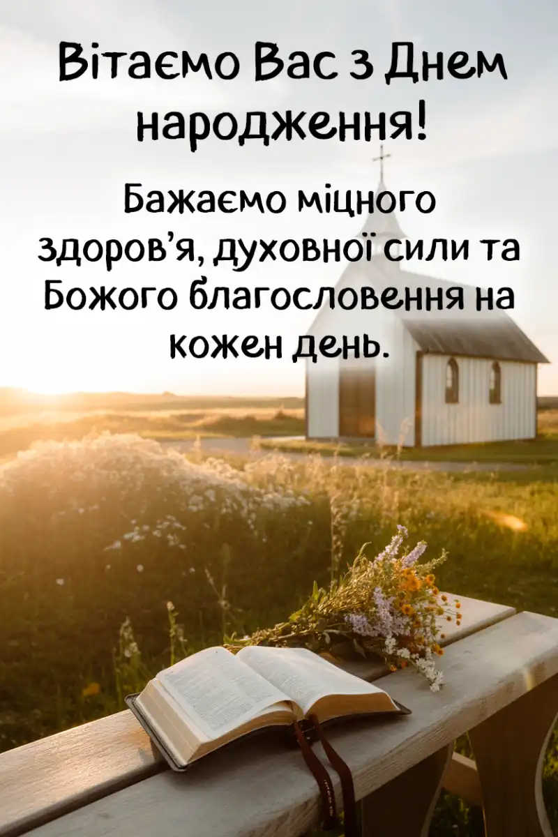 вірші привітання з днем народження священика - Листівка 17