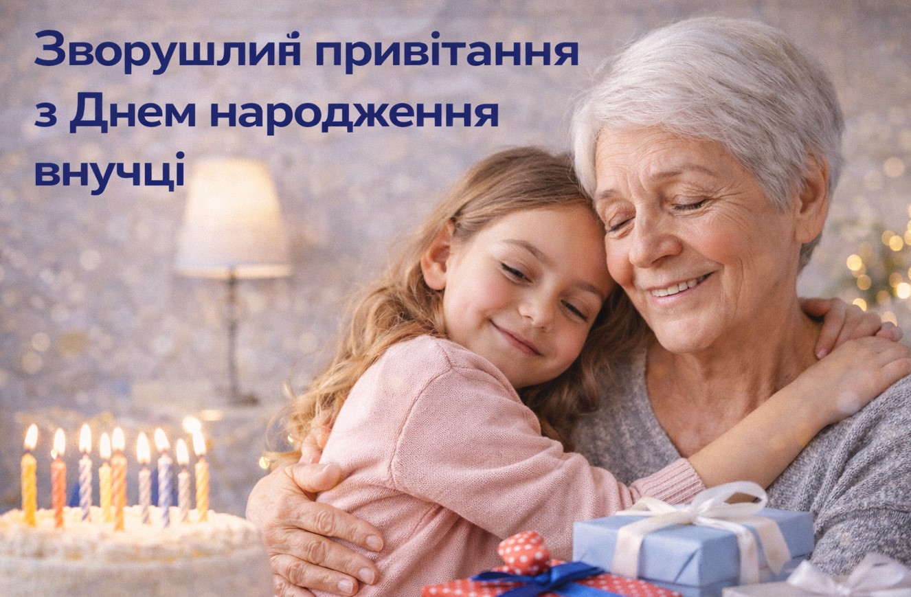 вірші з днем народження внучці - Листівка 17