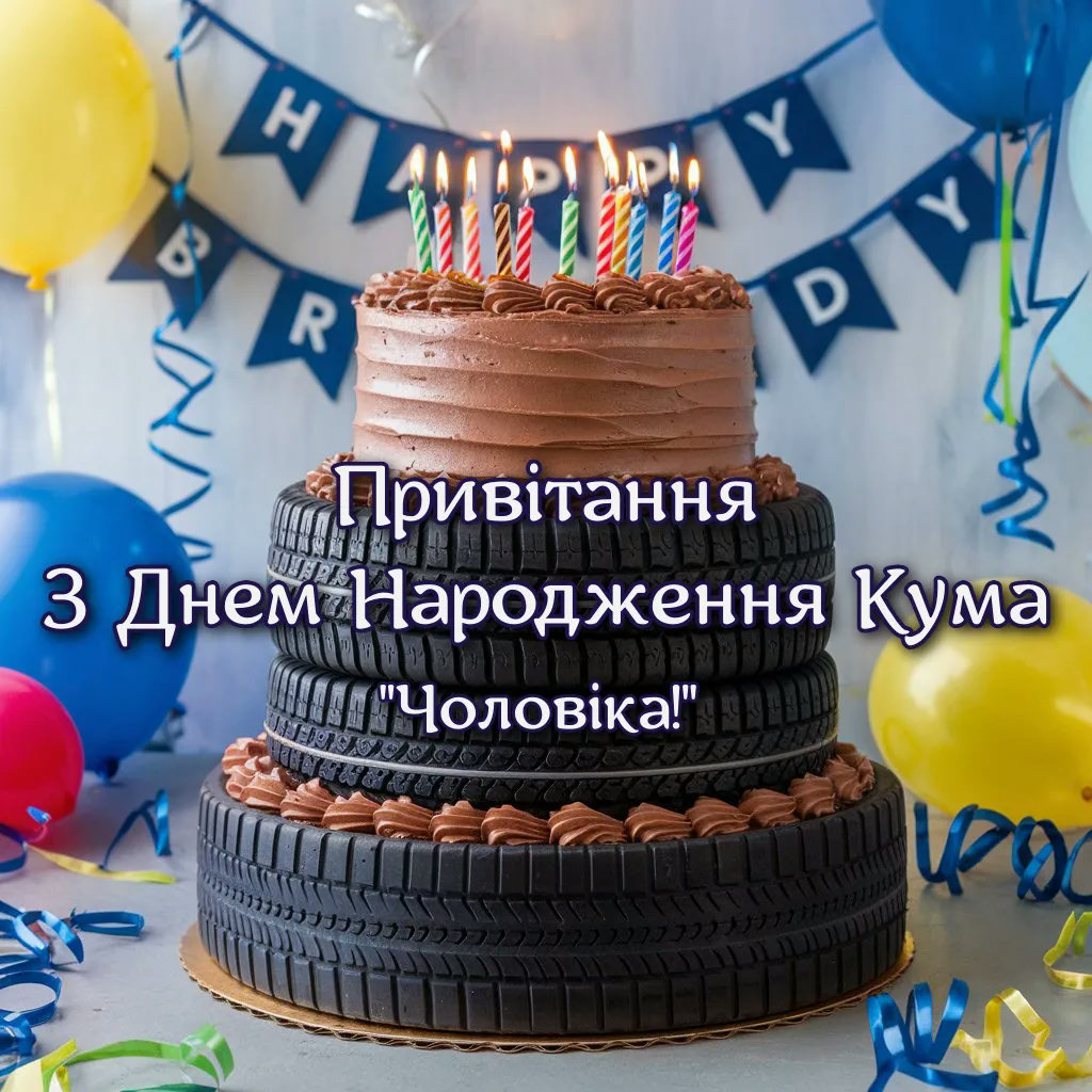 з днем народження кумася картинки - Листівки 13