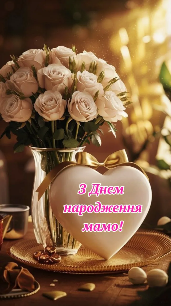 трогательные поздравления с днём рождения маме — Открытка 16