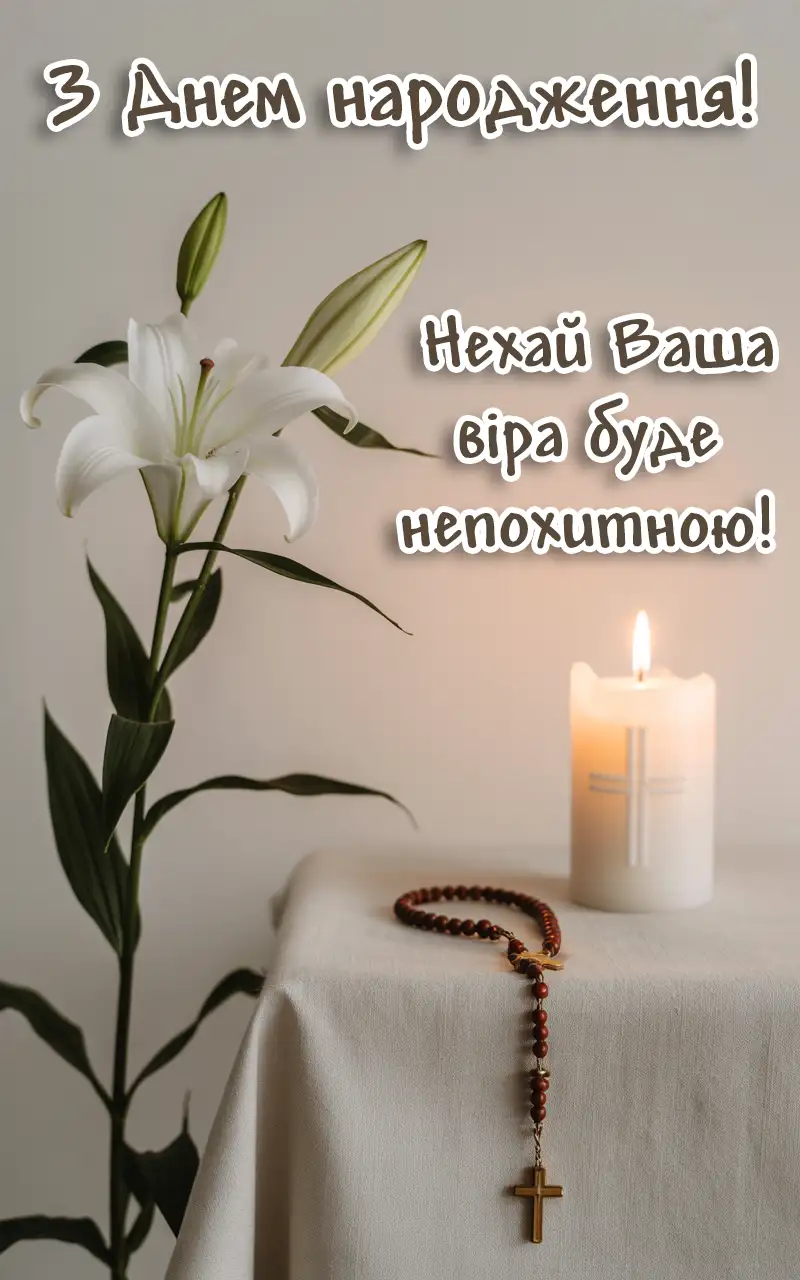 гарне привітання для священика - Листівка 2