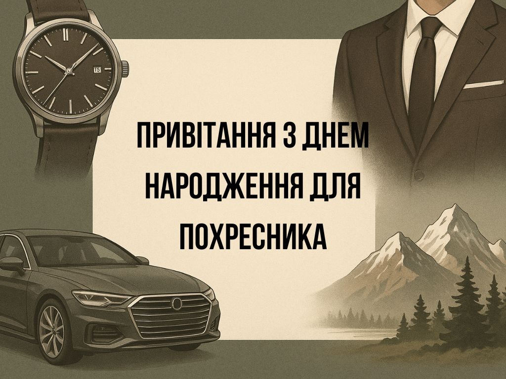 хрещенику вітання з днем народження похреснику від хресної - Листівка 8