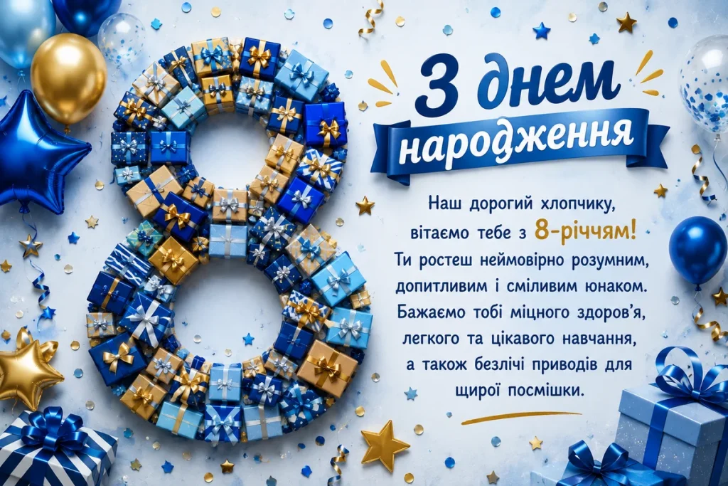 Поздравление для мальчика — Открытка 16