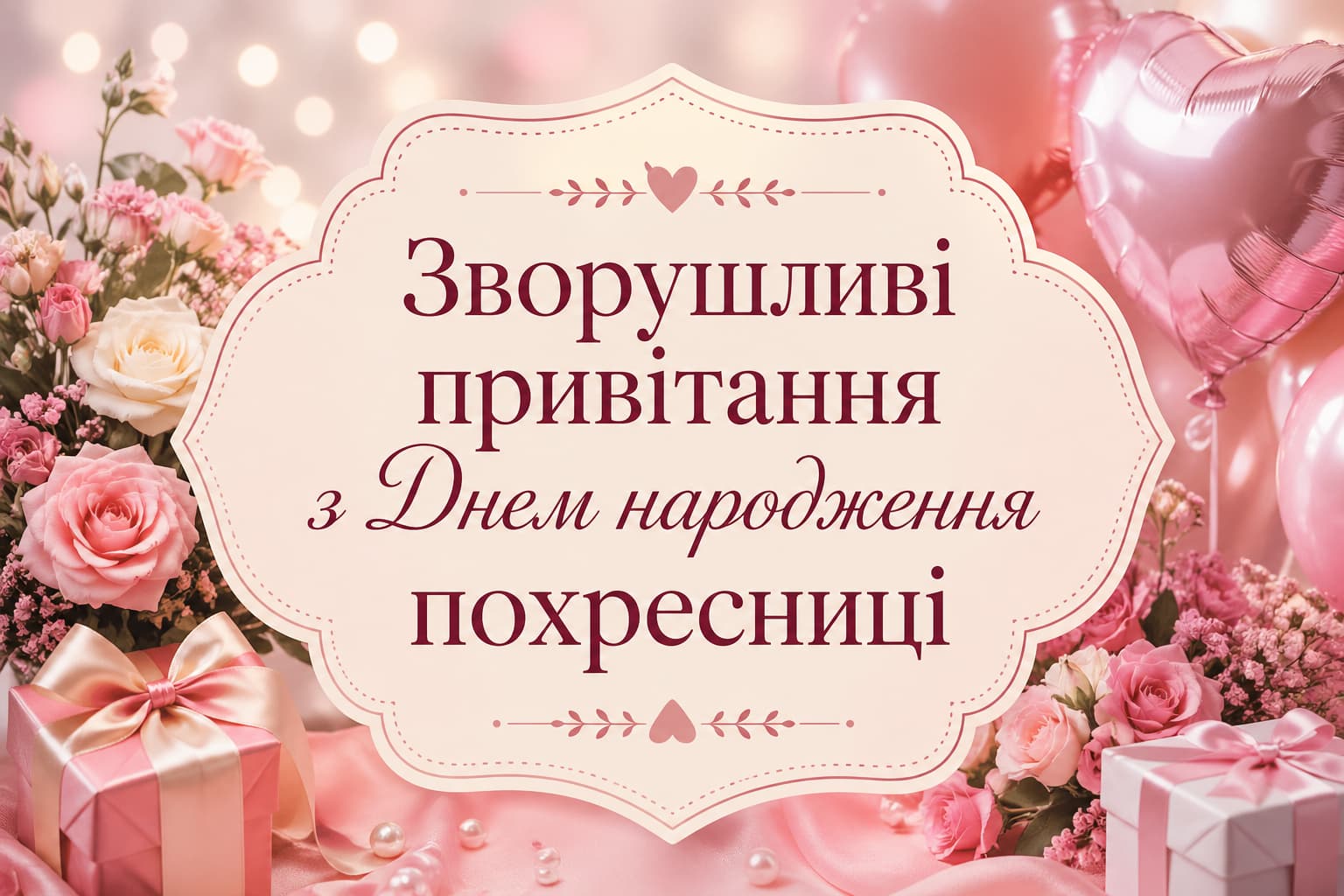 Поздравление для крестницы — Открытка 21