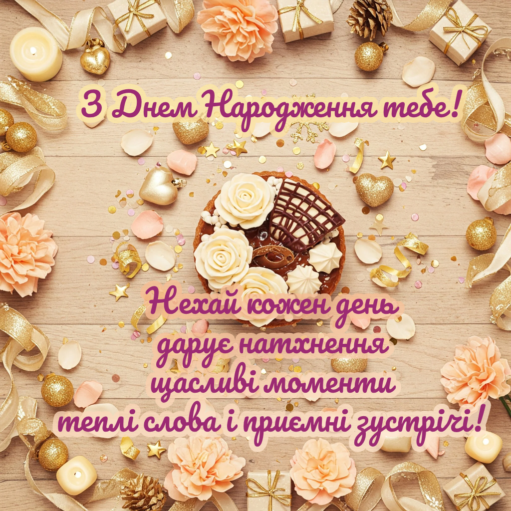 Поздравление для крестницы — Открытка 24