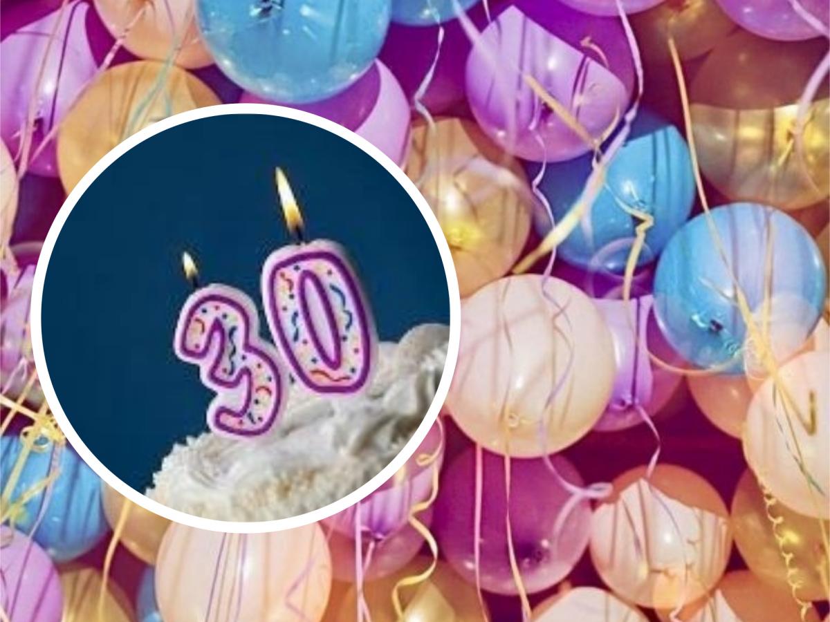 привітання з 30 річчям - Листівка 2